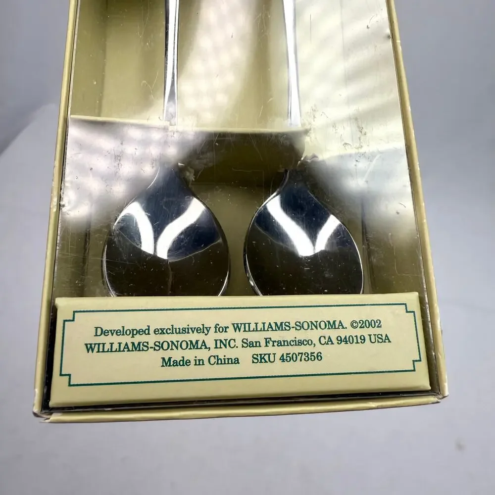 Vintage Williams-Sonoma Strawberry & Apricot Jam Spoons